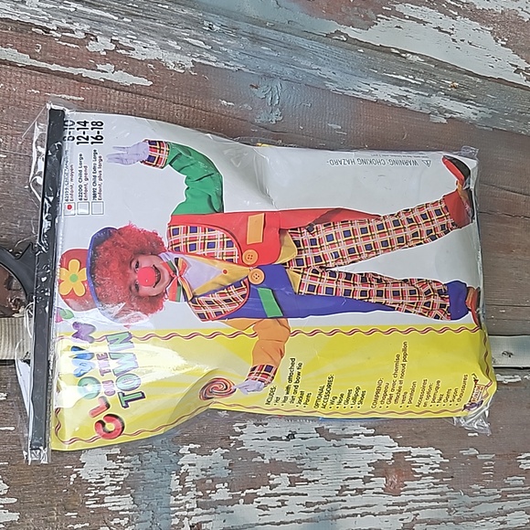 Circus Clown on the Town Child Costume - Picture 2 of 6